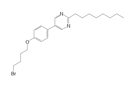 5-[4-(4-bromobutoxy)phenyl]-2-octylpyrimidine