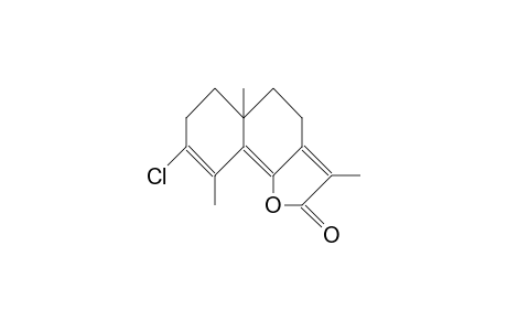 3-Chloro-eudesma-3,5,7(11)-trien-6,12-olide