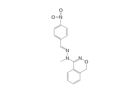 p-nitrobenzaldehyde, (1H-2,3-benzoxazin-4-yl)methyl hydrazone