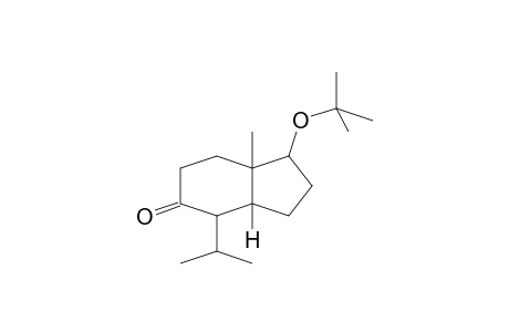 5H-INDEN-5-ONE, 1-(1,1-DIMETHYLETHOXY)OCTAHYDRO-7a-METHYL-4-(1-METHYLETHYL)-