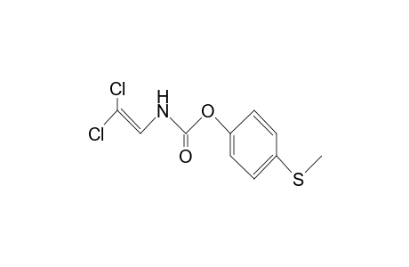 Carbamic acid, (2,2-dichloroethenyl)-, 4-(methylthio)phenyl ester