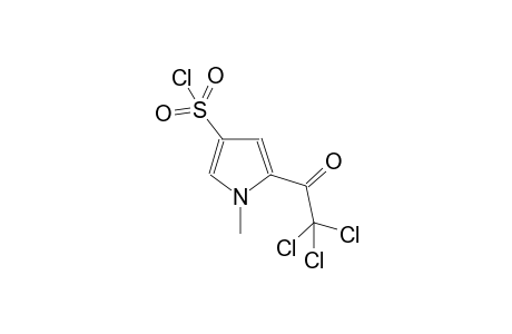 1H-pyrrole-3-sulfonyl chloride, 1-methyl-5-(trichloroacetyl)-