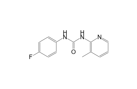 N-(4-fluorophenyl)-N'-(3-methyl-2-pyridinyl)urea