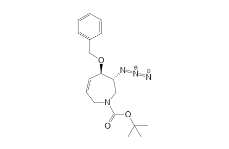 (3R,4R)-3-Azido-4-benzyloxy-2,3,4,7-tetrahydroazepin-1-carboxylic acid tert-butylester