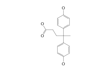 4,4-bis(p-hydroxyphenyl)valeric acid