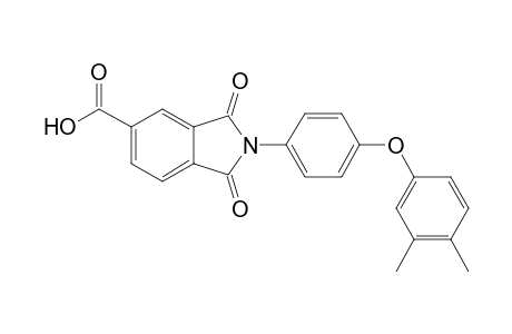 2-[4-(3,4-Dimethylphenoxy)phenyl]-1,3-dioxo-5-isoindolinecarboxylic acid