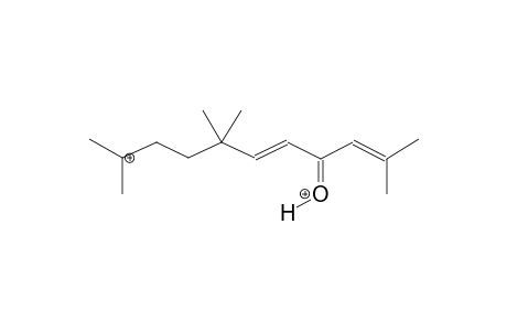 2,5,5,10-TETRAMETHYL-8-HYDROXYUNDECA-6,9-DIEN-2,8-DIYL DICATION