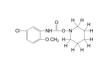 5-chloro-2-methoxycarbanilic acid, O-piperidino derivative