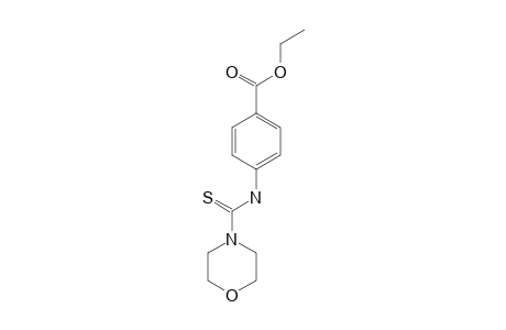 p-[(morpholino)thiocarboxamido]benzoic acid, ethyl ester