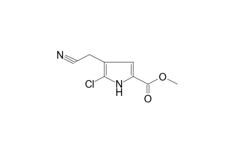 5-Chloro-4-cyanomethyl-1H-pyrrole-2-carboxylic acid, methyl ester