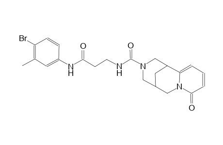 (1S,9S)-N-[3-(4-bromo-3-methylanilino)-3-oxopropyl]-6-oxo-7,11-diazatricyclo[7.3.1.0~2,7~]trideca-2,4-diene-11-carboxamide