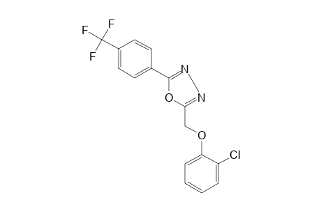 2-[(o-CHLOROPHENOXY)METHYL]-5-(alpha,alpha,alpha-TRIFLUORO-p-TOLYL)-1,3,4-OXADIAZOLE