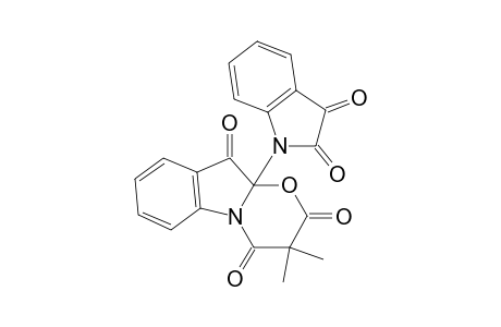 10A-(2',3'-DIOXO-2',3'-DIHYDRO-INDOL-1'-YL)-3,3-DIMETHYL-2H-[1.3]-OXAZINO-[3.2-A]-INDOLE-2,4,10(3H,10AH)-TRIONE