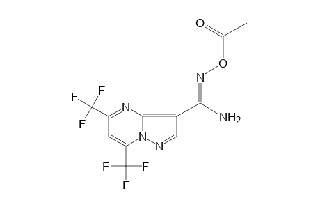 O-acetyl-5,7-bis(trifluoromethyl)pyrazolo[1,5-a]pyrimidine-3-carboxamidoxime