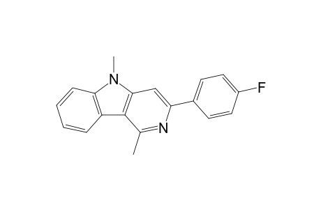 3-(4-fluorophenyl)-1,5-dimethyl-5H-pyrido[4,3-b]indole