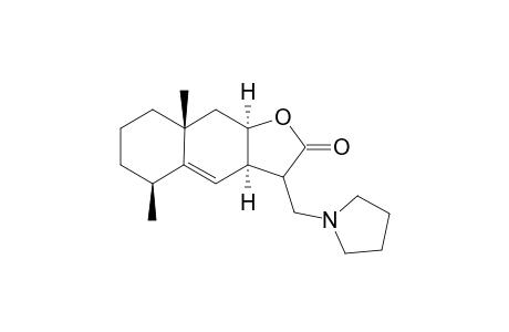 (3aR,5S,8aR,9aR)-3a,5,6,7,8,8a,9,9a-octahydro-5,8a-dimethyl-3-(pyrrolidin-1-ylmethyl)naphtho[2,3-b]furan-2(3H)-one