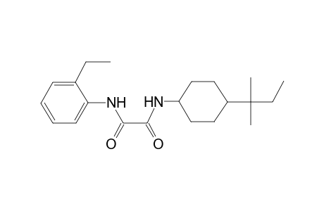Oxamide, N-(2-ethylphenyl)-N'-[4-(1,1-dimethylpropyl)cyclohexyl]-