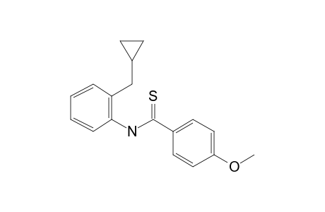 Benzenecarbothioamide, N-[2-(cyclopropylmethyl)phenyl]-4-methoxy-