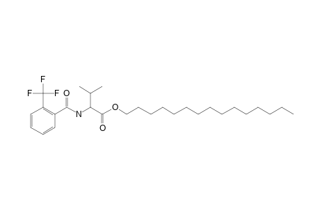 L-Valine, N-(2-trifluoromethylbenzoyl)-, pentadecyl ester