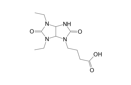 4-{3',7'-Dioxo-2'-[3"-(hydroxycarbonyl)propyl]-6,8-dieethyl-2,4,6,8-tetraazabicyclo[3.3.0]oct-2'-yl}-butanoic acid