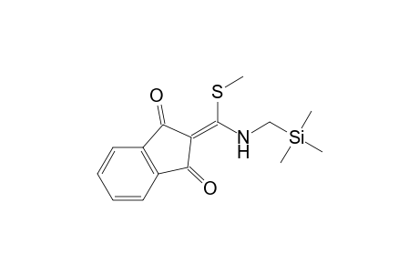 2-[(methylthio)-(trimethylsilylmethylamino)methylene]indane-1,3-quinone