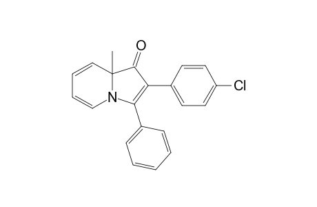 2-(4-Chlorophenyl)-8A-methyl-3-phenylindolizin-1(8ah)-one