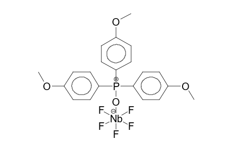 PENTAFLUORONIOBIUM-TRIS(PARA-METHOXYPHENYL)PHOSPHINOXIDE COMPLEX