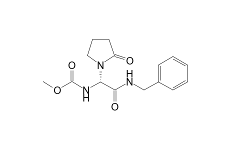 N-Methoxycarbonyl-.alpha.-(2-oxo-1-pyrrolidinyl)glycylbenzylamide