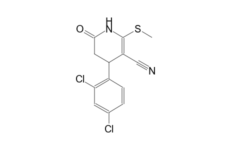 3-pyridinecarbonitrile, 4-(2,4-dichlorophenyl)-1,4,5,6-tetrahydro-2-(methylthio)-6-oxo-