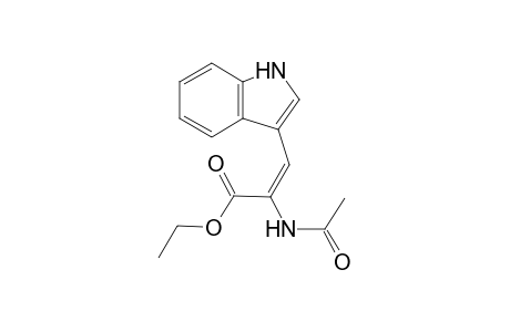 ethyl (2E)-2-(acetylamino)-3-(1H-indol-3-yl)-2-propenoate