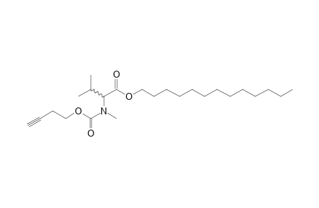 dl-Valine, N-methyl-N-(but-3-yn-1-yloxycarbonyl)-, tridecyl ester