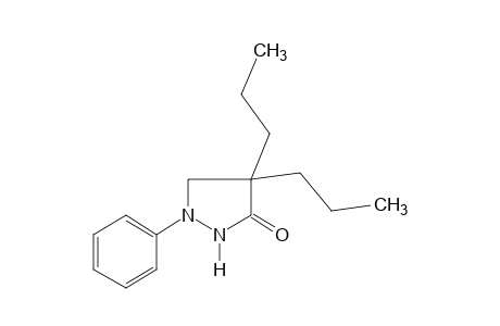 4,4-dipropyl-1-phenyl-3-pyrazolidinone