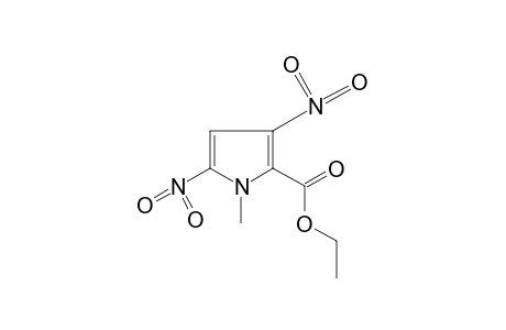 3,5-dinitro-1-methylpyrrole-2-carboxylic acid, ethyl ester