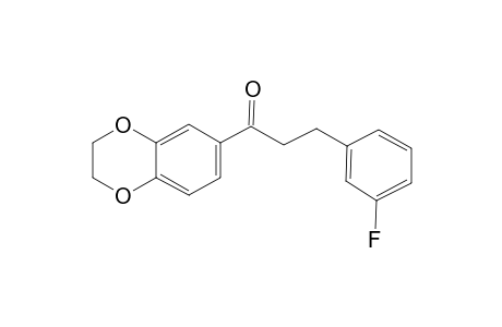 Propan-1-one, 1-(2,3-dihydro-1,4-benzodioxin-6-yl)-3-(3-fluorophenyl)-