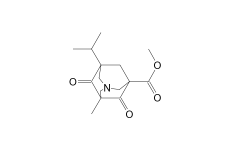 1-Azatricyclo[3.3.1.13,7]decane-3-carboxylic acid, 5-methyl-7-(1-methylethyl)-4,6-dioxo-, methyl ester