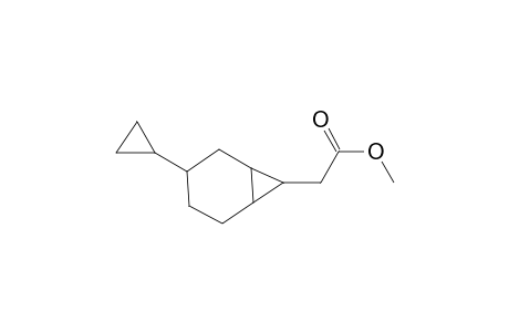 Methyl cis-2-(3-cyclopropyl-7-norcaranyl)acetate