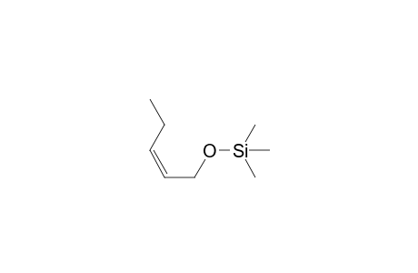 2-Penten-1-ol, (Z)-, tms derivative