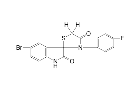 5-bromo-3'-(p-fluorophenyl)spiro[indoline-3,2'-thiazolidine]-2,4'-dione