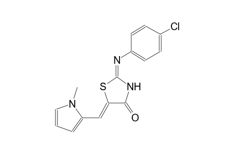 (5Z)-2-(4-chloroanilino)-5-[(1-methyl-1H-pyrrol-2-yl)methylene]-1,3-thiazol-4(5H)-one