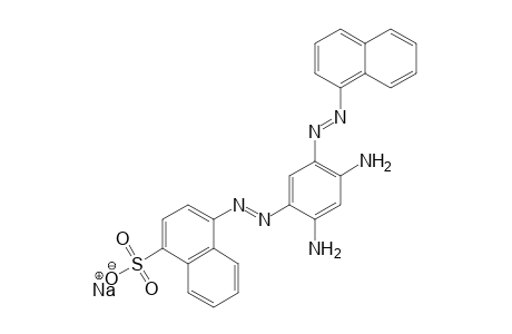1-Naphthalenesulfonic acid, 4-[[2,4-diamino-5-(1-naphthalenylazo)phenyl]azo]-, monosodium salt