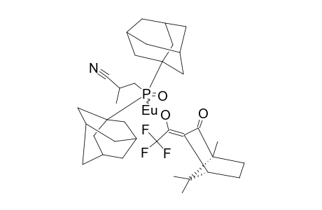 TRIS-(3-TRIFLUOROMETHYLHYDROXYMETHYLENE-D-CAMPHORATE)3-EUROPIUM-BIS-(1-ADAMANTYL-2-CYANOPROPYL)-PHOSPHINE-OXIDE;MAJOR-ISOMER