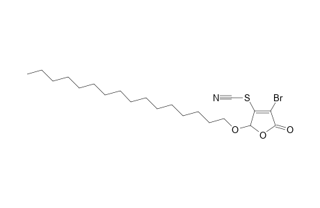 3-Bromo-5-hexadecyloxy-4-thiocyanatofuran-2(5H)-one