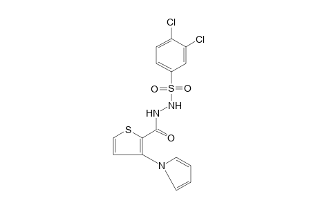 1-[(3,4-dichlorophenyl)sulfonyl]-2-[3-(pyrrol-1-yl)-2-thenoyl]hydrazine