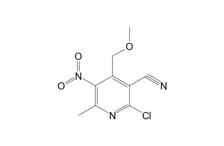 2-Chloro-4-(methoxymethyl)-6-methyl-5-nitronicotinonitrile