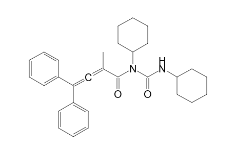 N,N'-Dicyclohexyl-N-(4,4-diphenyl-2-methyl-2,3-butadienoyl)urea