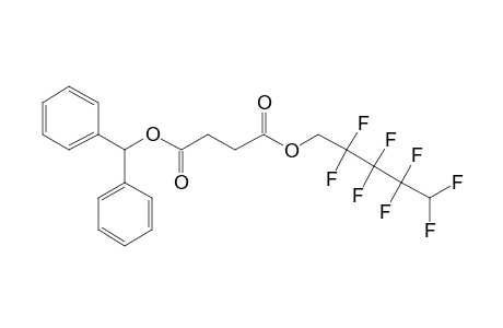 Succinic acid, 2,2,3,3,4,4,5,5-octafluoropentyl diphenylmethyl ester