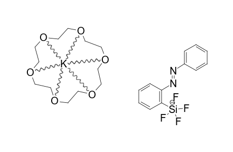 POTASSIUM/18-CROWN-6-TETRAFUORO-[(E)-PHENYLAZO-(PHENYL)]-SILICATE