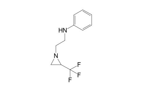 N-(2-(2-(Trifluoromethyl)aziridin-1-yl)ethyl)aniline