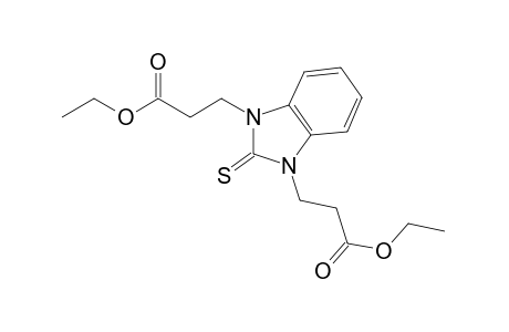 2-thioxo-1,3-benzimidazolinedipropionic acid, diethyl ester