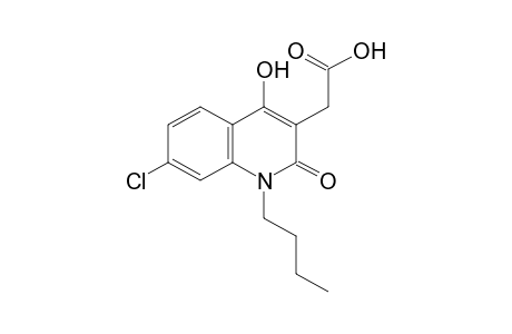 1-Butyl -7-chloro-1,2-dihydro-4-hydroxy-2-oxo-3-quinolineacetic acid